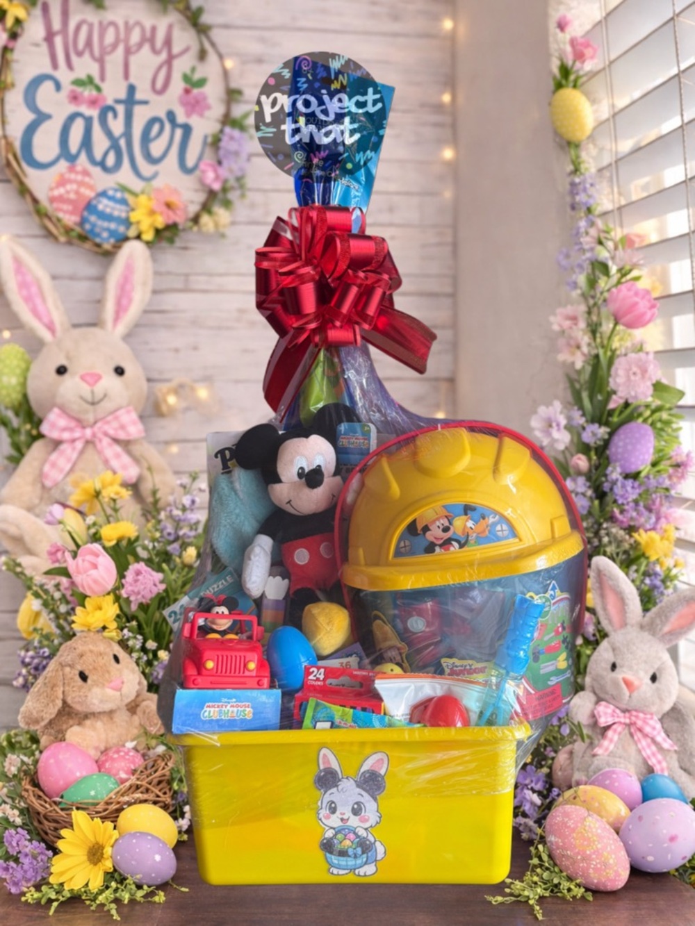 Cartoon Cute Prefilled Easter Basket